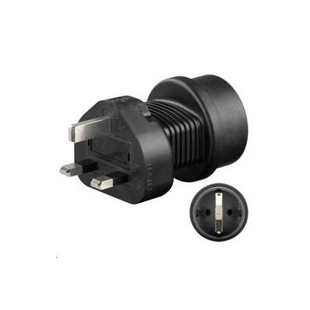 Universal adapter Schuko to UK