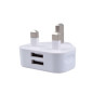 Dual USB charger 2.1 A UK