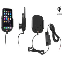 Qi wireless active holder for