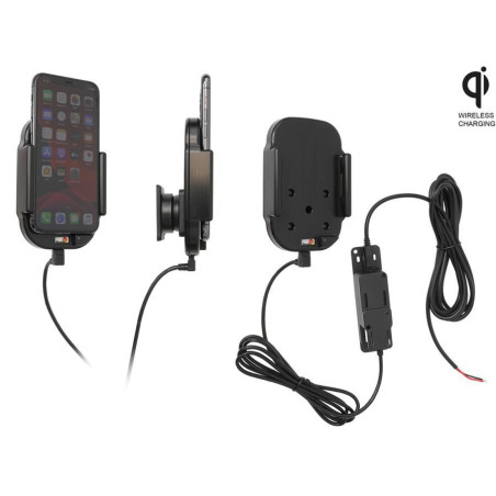 Qi wireless active holder for