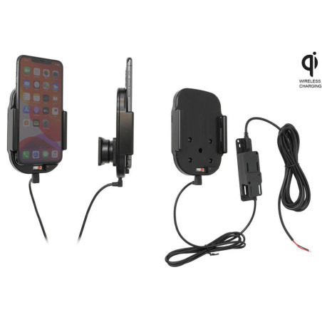 Qi wireless active holder for