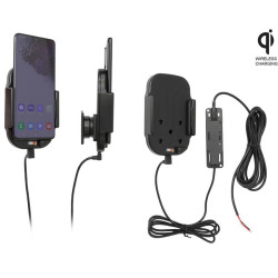 Qi wireless active holder for