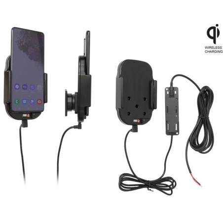 Qi wireless active holder for