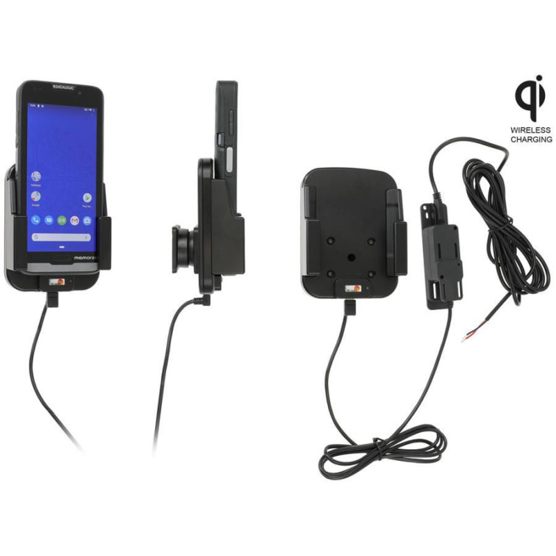Qi wireless active holder for