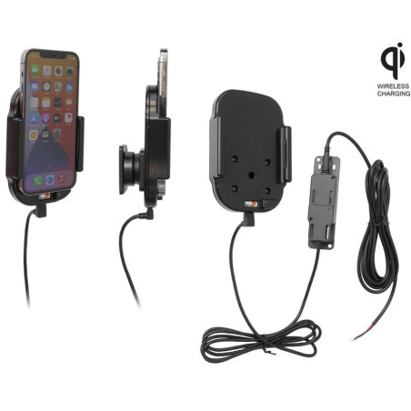 Qi wireless active holder for