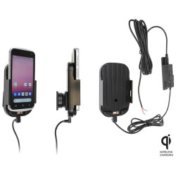 Qi wireless active holder for