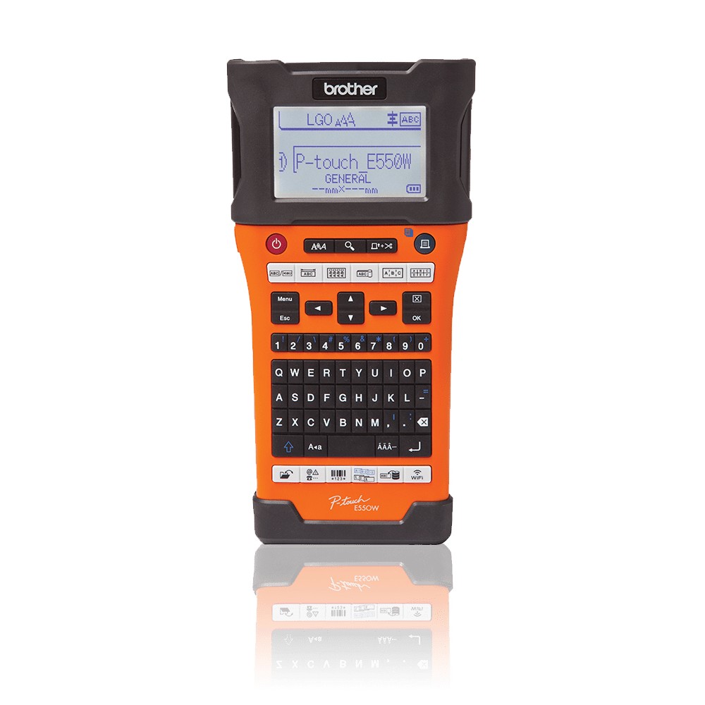 Brother PT-E550WVP, QWERTY, HSE/TZe, 180 x 180 DPI, 30 mm/s, Inalámbrico y alámbrico, Batería integrada Brother PT-E550WVP, QWERTY, HSE/TZe, 180 x 180 DPI, 30 mm/s, Inalámbrico y alámbrico, Batería integrada