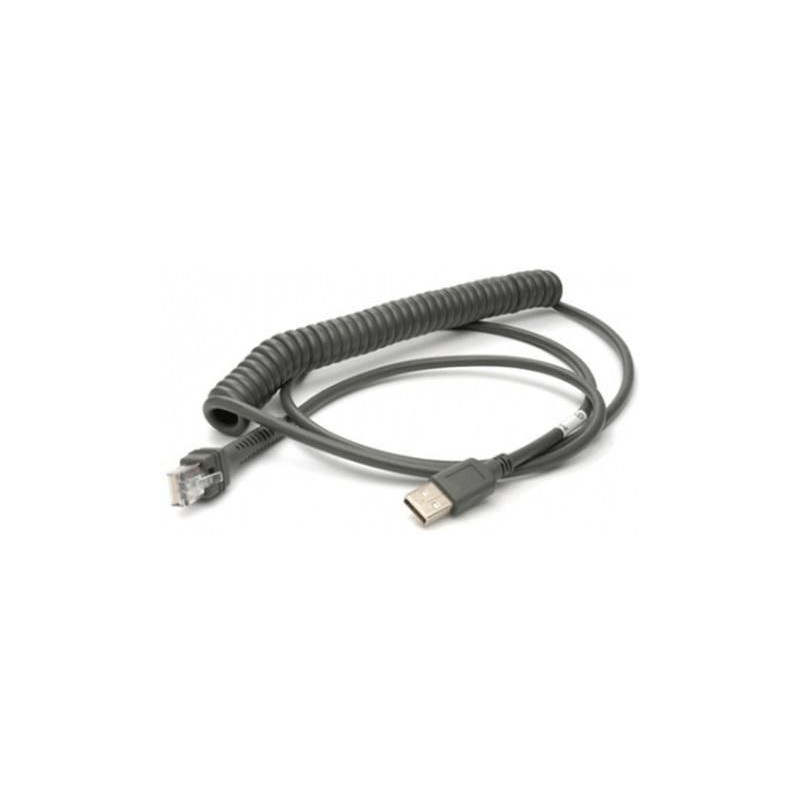 USB Cable, Spiral, 2.9m