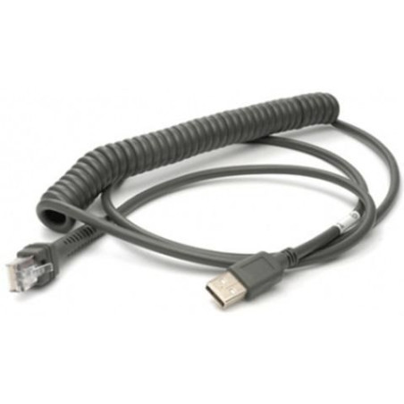 USB Cable, Spiral, 2.9m