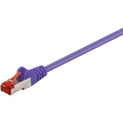 S/FTP CAT6 0.15m Purple LSZH