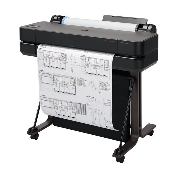 HP Designjet Impresora T630 de 24 pulgadas, Inyección de tinta térmica, 2400 x 1200 DPI, CALS G4, HP-GL/2, HP-RTL, JPEG, URF, Ne