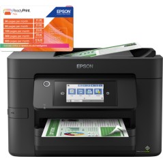 Epson WorkForce Pro WF-4820DWF, Inyección de tinta, Impresión a color, 4800 x 2400 DPI, Escaneo a color, A4, Negro