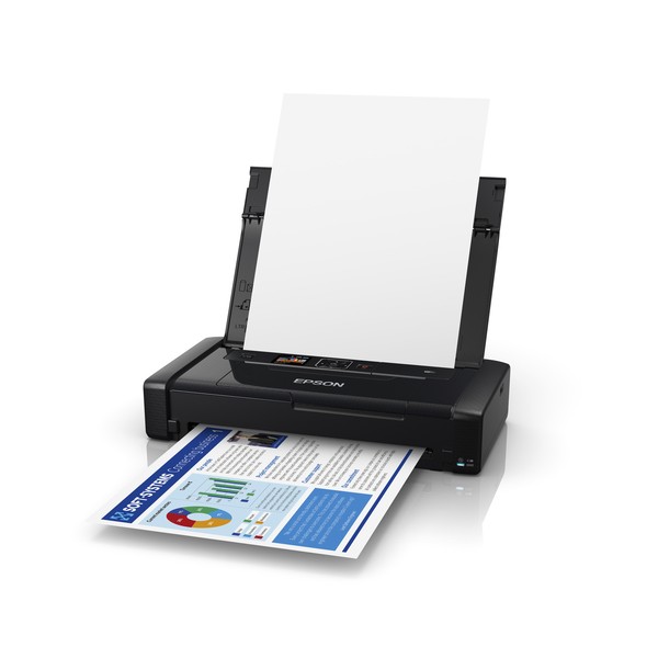 Epson WorkForce WF-110W, Color, 5760 x 1440 DPI, 2, A4, 14 ppm, LCD