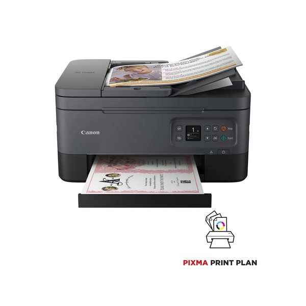 Canon PIXMA TS7450i, Inyección de tinta, Impresión a color, 4800 x 1200 DPI, Copia a color, A4, Negro