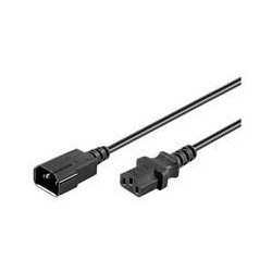 Power Cord C13 F - C14 M 0.6m