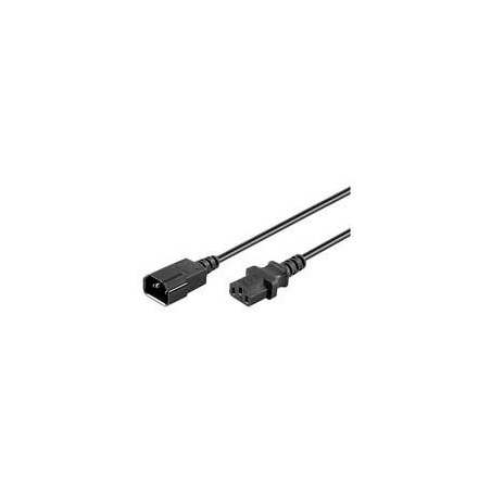 Power Cord C13 F - C14 M 0.6m