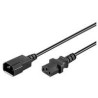 Power Cord C13 F - C14 M 0.6m