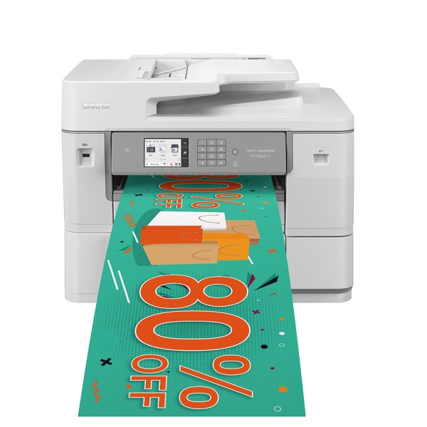 Brother MFC-J6959DW, Inyección de tinta, Impresión a color, 1200 x 4800 DPI, Copia a color, A3, Gris