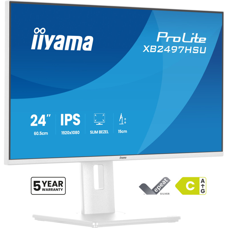 XB2497HSU-W1 24"" FHD Bsnss IPS WHITE