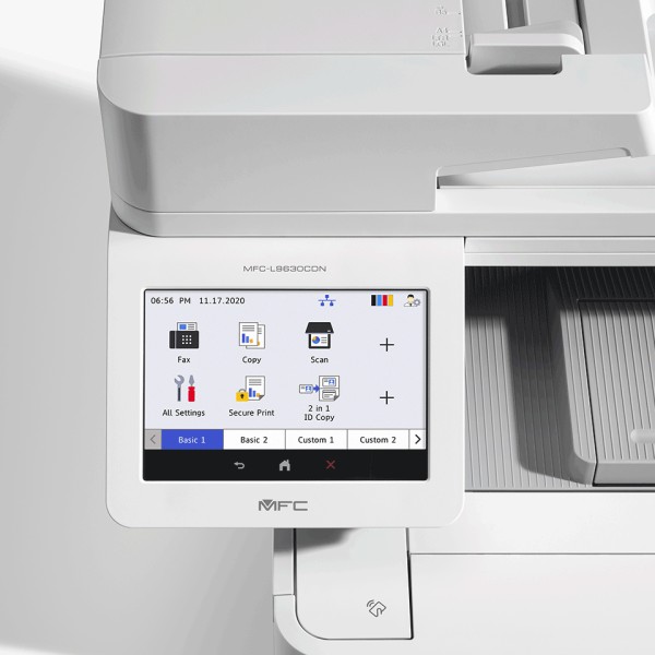 Brother MFC-L9630CDN, Laser, Impresión a color, 2400 x 600 DPI, A4, Impresión directa, Blanco