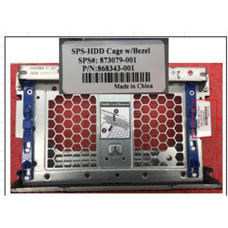 SPS-HDD CAGE W/BEZEL, SY 480