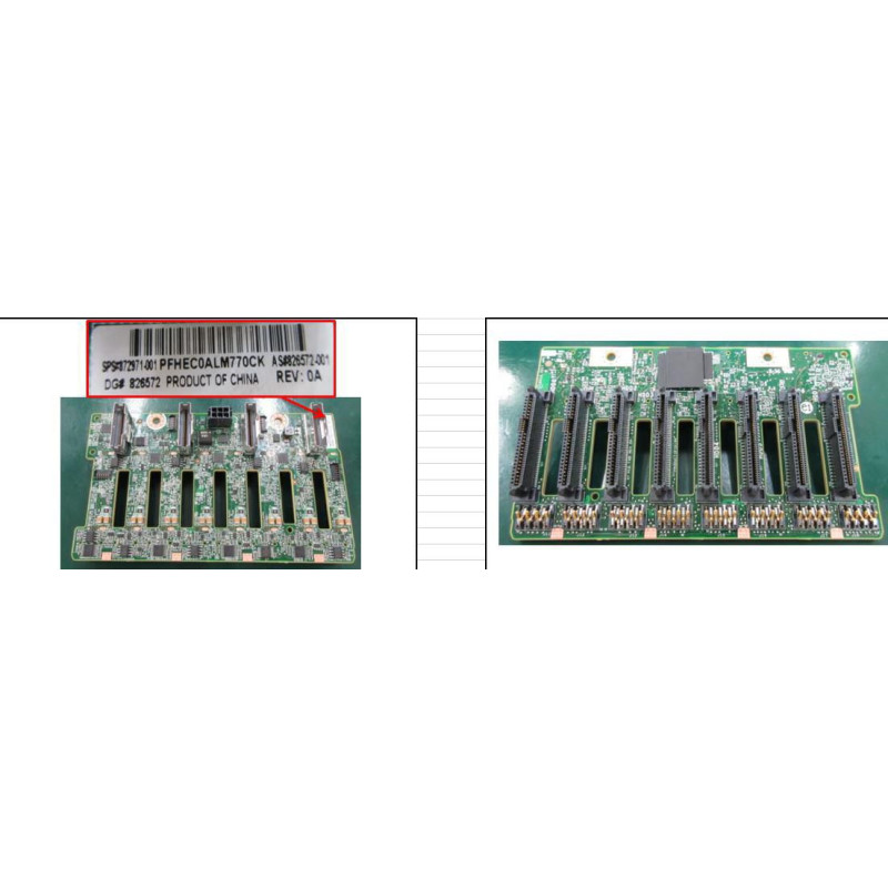 SPS-PCA 8-SFF NVME BACKPLANE