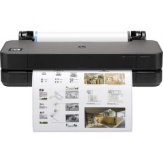 HP Designjet Impresora T230 de 24 pulgadas, Inyección de tinta térmica, 2400 x 1200 DPI, JPEG, URF, Negro, Cian, Magenta, Amaril