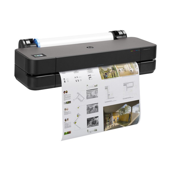 HP Designjet Impresora T230 de 24 pulgadas, Inyección de tinta térmica, 2400 x 1200 DPI, JPEG, URF, Negro, Cian, Magenta, Amaril