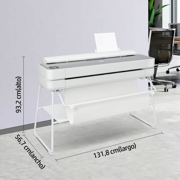 HP Designjet Impresora Studio Steel de 36 pulgadas, Inyección de tinta térmica, 2400 x 1200 DPI, CALS G4, HP-GL/2, HP-RTL, JPEG,