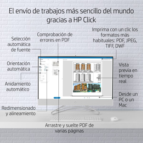 HP Designjet Impresora Studio Steel de 36 pulgadas, Inyección de tinta térmica, 2400 x 1200 DPI, CALS G4, HP-GL/2, HP-RTL, JPEG,