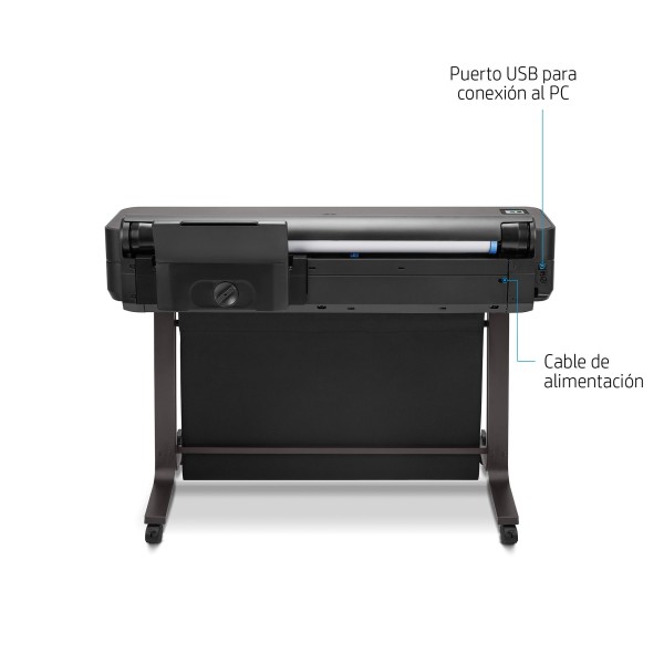 HP Designjet Impresora Studio Steel de 36 pulgadas, Inyección de tinta térmica, 2400 x 1200 DPI, CALS G4, HP-GL/2, HP-RTL, JPEG,
