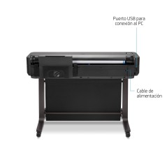 HP Designjet Impresora Studio Steel de 36 pulgadas, Inyección de tinta térmica, 2400 x 1200 DPI, CALS G4, HP-GL/2, HP-RTL, JPEG,
