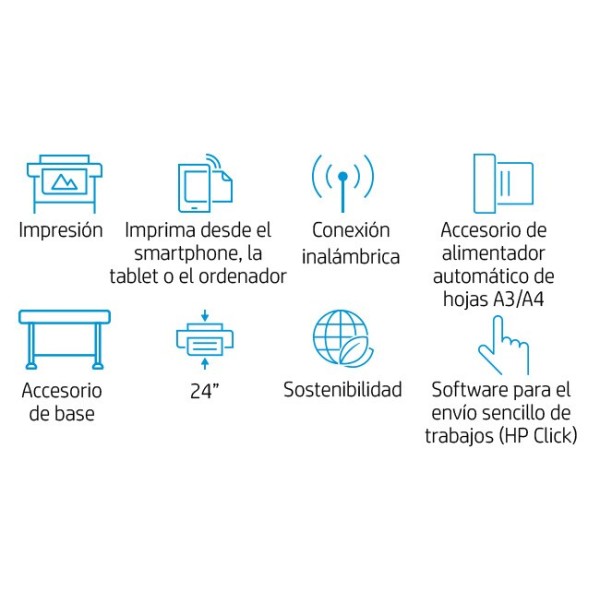 HP Designjet Impresora Studio Steel de 36 pulgadas, Inyección de tinta térmica, 2400 x 1200 DPI, CALS G4, HP-GL/2, HP-RTL, JPEG,