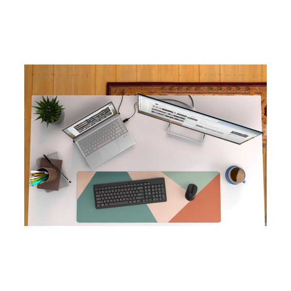 HP Combinación de teclado y ratón inalámbricos 330, Completo (100%), Inalámbrico, RF inalámbrico, Negro, Ratón incluido