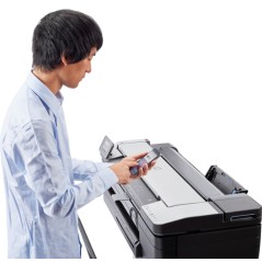 HP Designjet Impresora multifunción T830 de 24 pulgadas, Inyección de tinta, 2400 x 1200 DPI, CALS G4, HP-GL/2, HP-RTL, TIFF, UR