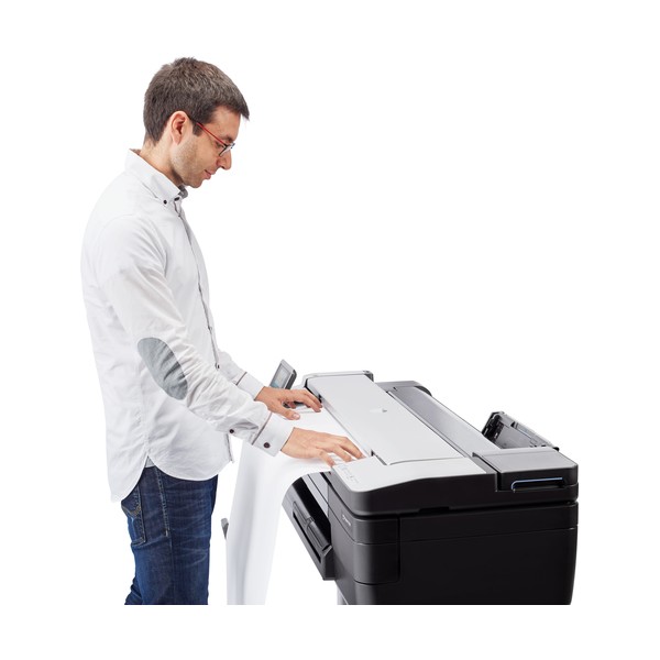 HP Designjet Impresora multifunción T830 de 24 pulgadas, Inyección de tinta, 2400 x 1200 DPI, CALS G4, HP-GL/2, HP-RTL, TIFF, UR