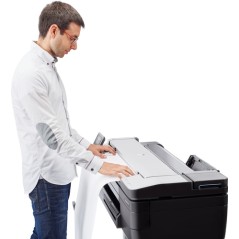 HP Designjet Impresora multifunción T830 de 24 pulgadas, Inyección de tinta, 2400 x 1200 DPI, CALS G4, HP-GL/2, HP-RTL, TIFF, UR