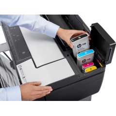 HP Designjet Impresora multifunción T830 de 24 pulgadas, Inyección de tinta, 2400 x 1200 DPI, CALS G4, HP-GL/2, HP-RTL, TIFF, UR