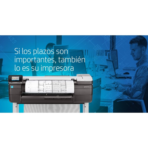 HP Designjet Impresora multifunción T830 de 24 pulgadas, Inyección de tinta, 2400 x 1200 DPI, CALS G4, HP-GL/2, HP-RTL, TIFF, UR