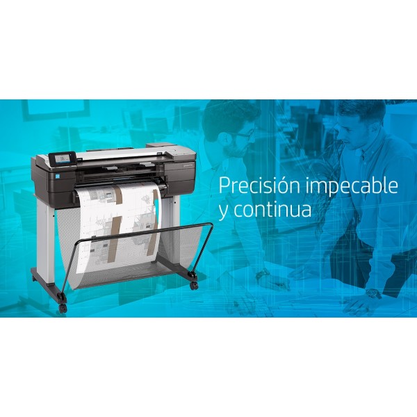 HP Designjet Impresora multifunción T830 de 24 pulgadas, Inyección de tinta, 2400 x 1200 DPI, CALS G4, HP-GL/2, HP-RTL, TIFF, UR