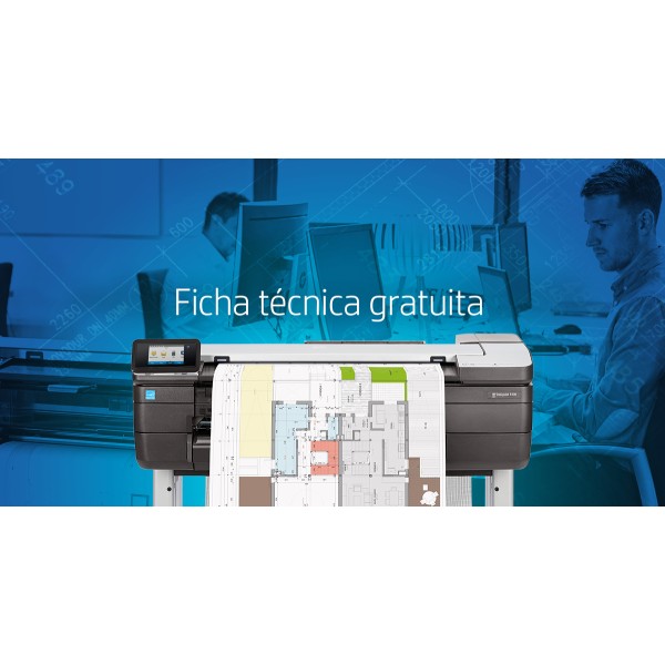 HP Designjet Impresora multifunción T830 de 24 pulgadas, Inyección de tinta, 2400 x 1200 DPI, CALS G4, HP-GL/2, HP-RTL, TIFF, UR