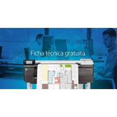HP Designjet Impresora multifunción T830 de 24 pulgadas, Inyección de tinta, 2400 x 1200 DPI, CALS G4, HP-GL/2, HP-RTL, TIFF, UR
