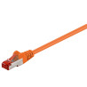 F/UTP CAT6 0.25m Orange PVC