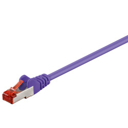 F/UTP CAT6 0.25m Purple PVC