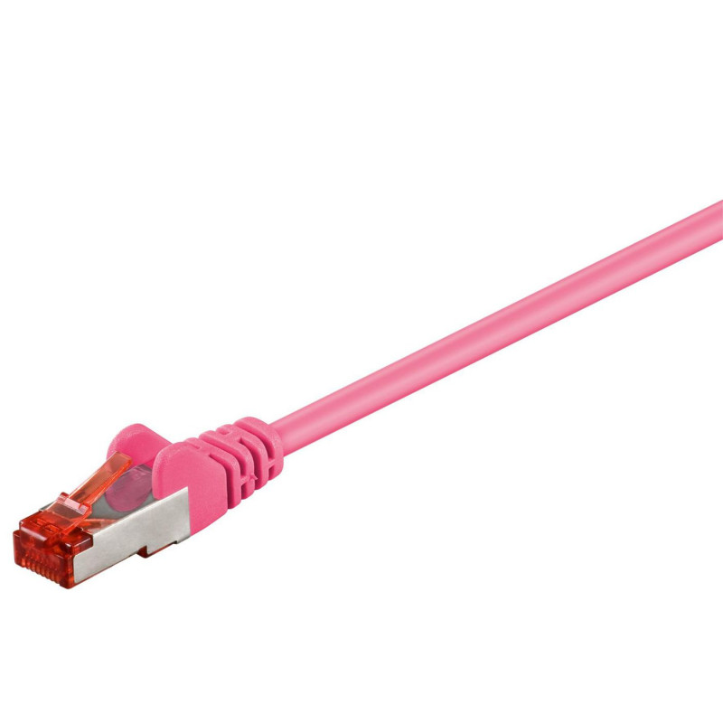 F/UTP CAT6 0.25m Pink PVC