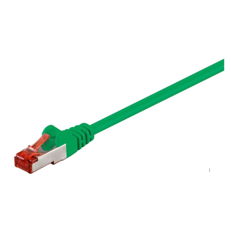 F/UTP CAT6 0.5m Green PVC