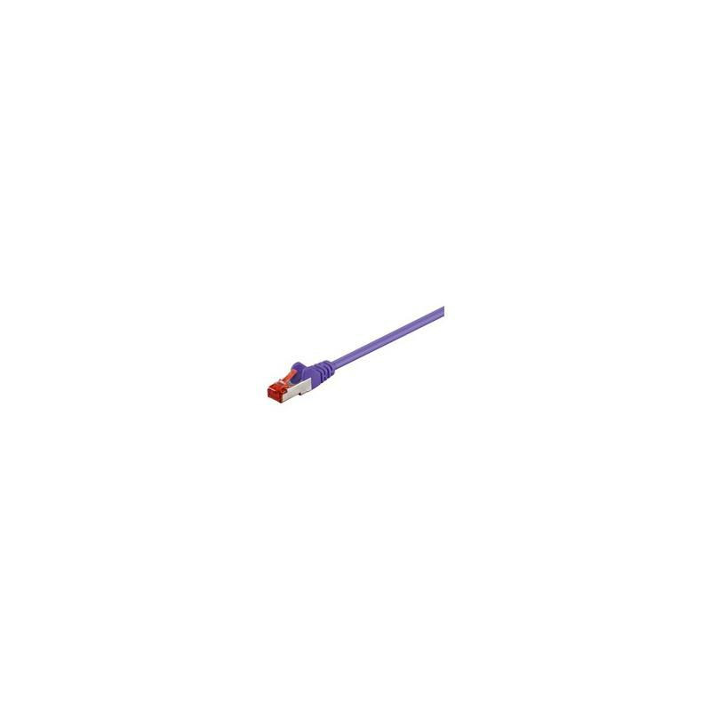 F/UTP CAT6 0.5m Purple PVC