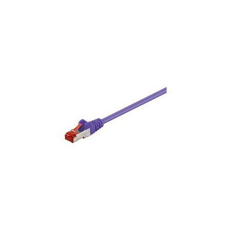 F/UTP CAT6 0.5m Purple PVC
