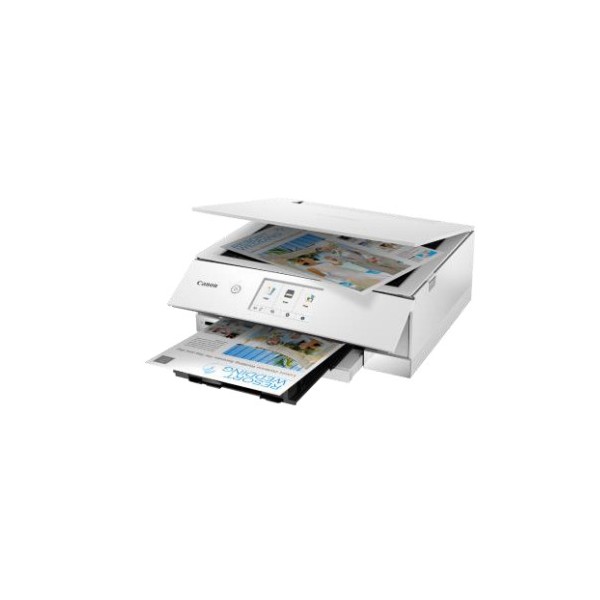Canon PIXMA TS8351a, Inyección de tinta, Impresión a color, 4800 x 1200 DPI, A4, Impresión directa, Blanco