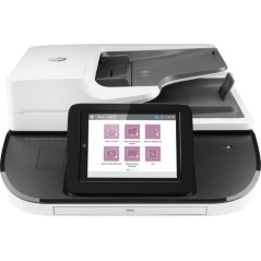 HP Flow 8500 fn2, Escáner de superficie plana y alimentador automático de documentos (ADF), CSV, HTML, JPG, OCR, PDF, RTF, TIFF,